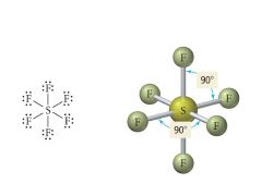 Electron: Octahedral
Molecular: Octahedral
Angles: 90
Hybrid: sp3d2