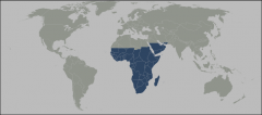 Madagascar, Africa south of Sahara, southern Arabian Peninsula 