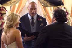 The Rock officiated a surprise wedding. (^.^)