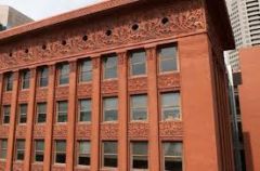 Wainwright Bldg
1890
St. Louis
Louis Sullivan 
Arts and Crafts, tall building
terracotta ornament 