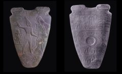 13. Palette of King Narmer - Predynastic Egypt - c. 3000–2920 B.C.E.