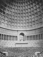 Volkshalle 
(project never built)
Berlin
Albert speer
International Classicism
Huge project, a pantheon inspired dome, made again in a Fascist government. 