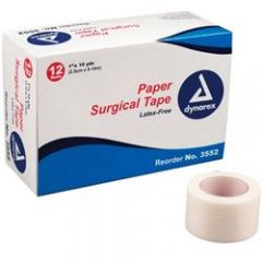 Tape paper Hypo 2"x10yds-6Roll
hypoallergenic-reduce allergic reaction
