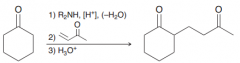 To perform a michael reaction on a simple ketone by (1) formation of an enamine, (2) a Michael addition, and (3) hydrolysis.