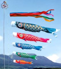 Flying fish banners for children''s day
(Children's Day)