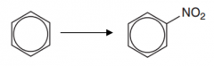 Benzene to nitrobenzene