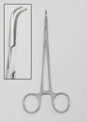 Mixter Forceps: (also known as the right angle clamp) The shape of the clamp is ideal for occluding blood vessels, assisting in dissection and passing sutures around structures.