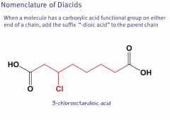 "dioc acid": Make sure substituents have the lowest numbers possible. 