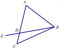 Identify a pair of vertical angles in the figure.
