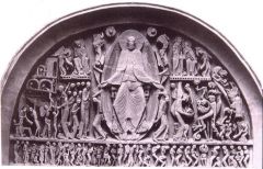 Title: The Church of St. Lazare -  Last Judgement Tympanum
Date: 1100 (1020-1135)
Style: Romanesque
Artist: Gislebertus