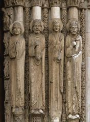 Title: Old Testament Figures
Date: 1200 (1145-1170)
Style: Gothic
Artist: Unknown
