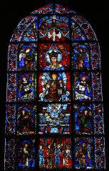 Title: Our Lady of the Beautiful Window
Date: 1200
Style: Gothic
Artist: Unknown

Size: 16ft X 7ft 8in