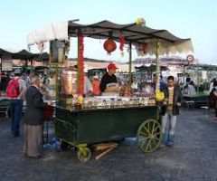 mobile fast food stand