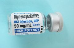 The veterinarian orders 3 mg/kg diphenhydramine IM for a 60-pound dog. The concentration is 50 mg/mL. How much should you give the dog?