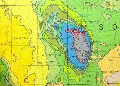 

                                
                                                        
                                state of Michigan is a giant basin with youngest rock in the center and concentric rings of older rock around it