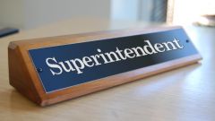 The Superintendent is the leader or "center" of the The Board of Education and plays a role in choosing the workers under him or her.