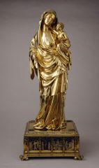 Title: The Virgin of Jeanne d'evreux
Date: 1300
Style: Gothic
Artist: Unknown

Media: Silvergilt (Made of silver, gilded in gold)