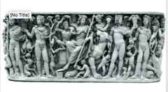 Roman sarcophagus, showing Dionysus
