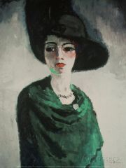 La femme en chapeau noir (1908)
Van Dongen (Cornelius Theodorus Marie)