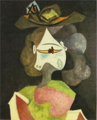 Le chapeau à fleurs (1940)
Picasso (Pablo Ruiz)