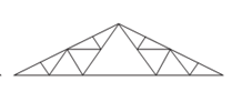 Modified Fink truss