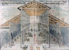 Reconstruction of Old Saint Peter's Basilica by Grimaldi 