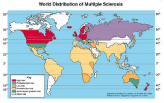 Why does the map for MS prevalence look like this?