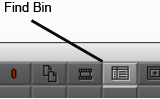 load clip/sequence and source/record monitor.

Find bin for clip in sequence use alt + click find bin