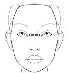 What part of the woman's face are these?