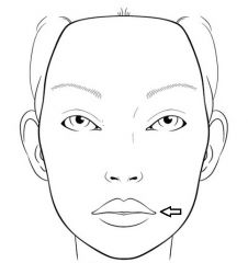 What is this part of tbe woman's face?