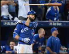 Here is a picture of the Jose Bautista bat flip