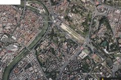 Where is the Aventine Hill in this picture?