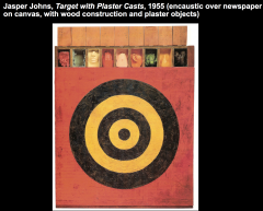 Jasper Johns, Target with plaster casts