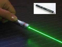 laser

a device that gives off  a very strong and directed beam of light