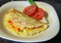 omelet (n /´ɔmlet/)