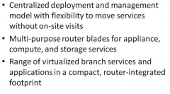 These features describe what high-performance router blades for ISRG2 Routers