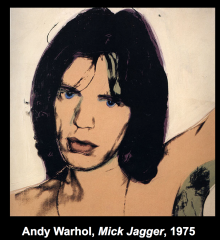 Andy Warhol, Mick Jagger