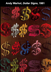 Andy Warhol, Dollar Signs, 1981
