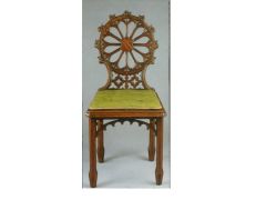 Hall Chair

White Plains, New York, of oak and cane, for Lyndhurst, Tarrytown, NY