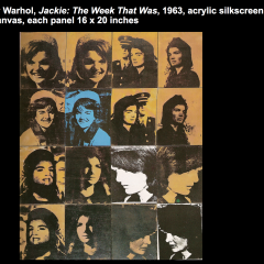 Warhol, Jackie: The week that was