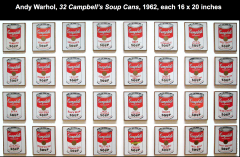 Andy Warhol, 32 (200) soup cans