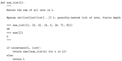Trace sum_list([[1, 2, 3], [4, 5], 8])