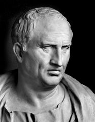 Marcus Tullius Cicero was a Roman philosopher, politician, lawyer, orator, political theorist, consul, and constitutionalist- Born: January 3, 106 BC, Arpinum, Rome