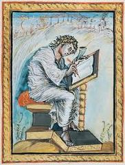 Saint Matthew, folio 18 verso of the Ebbo Gopsels