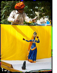 1) type:string puppetry
2) place: Rajasthan
3) Music: regional
4)strings - to fingers