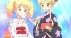 Alice y Karen con kimono