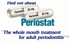 Commercial name: Periostat


-medication in capsule


 


*note: it is NOT an antimicrobial but it IS an anti-collagenase 