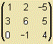 La matriz cuadrada tiene el mismo número de filas que de columnas.
Los elementos de la forma aii constituyen la diagonal principal.
La diagonal secundaria la forman los elementos con i+j = n+1, siendo n el orden de la matriz.