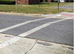 True or false? You are allowed to park on a crosswalk if you are more than 20 feet from an intersection.