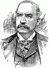 My Definition: Billionaire American banker and financer who bought the indebted railway lines during the panic of 1893.
 
Sentence: J.P Morgan was able to consolidate the railway lines that he purchased after the Panic of 1893.